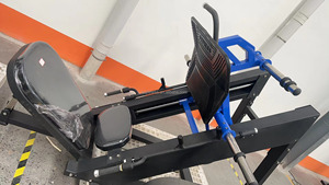 Máquina de ejercicios corporales ASJ de venta directa de fábrica, máquina de prensa de piernas inclinadas, prensa de piernas lineal con carga de placa isolateral, venta directa de la fábrica del 2017 - Product Image 3