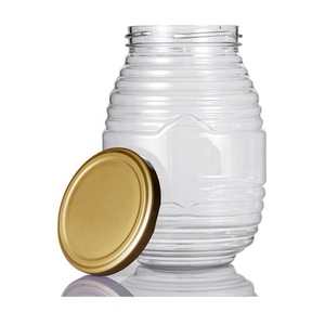 Nhà Sản Xuất Mẫu Miễn Phí 100Ml 250Ml 500Ml 1000Ml Rõ Ràng Con Ong Hình Thủy Tinh Mật Ong Jar 1Kg Mật Ong Lọ - Product Image 2
