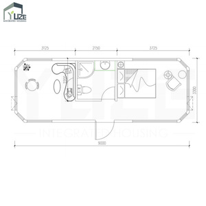 Capsula Abitativa Prefabbricata con Finiture <span class=keywords><strong>di</strong></span> <span class=keywords><strong>Lusso</strong></span> <span class=keywords><strong>in</strong></span> Alluminio Mini <span class=keywords><strong>Case</strong></span> <span class=keywords><strong>in</strong></span> <span class=keywords><strong>Vendita</strong></span> - Product Image 4