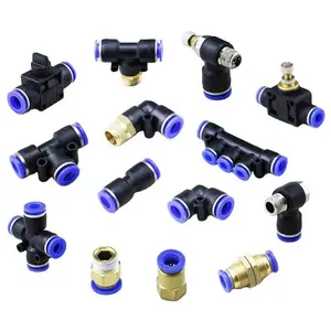 Cheap Hot Sale 4mm 6mm 8mm 10mm 12mm 16mm 1/8 1/4 3/8 1/2 Inch Size Air Line Quick Connect Straight Male Pneumatic Fittings