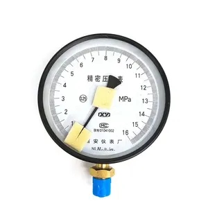 China Mechanical Precision Pressure Gauges 0.4% and 0.25% Precision Metering Grade Digital Pressure Gauges