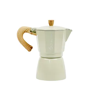 Klasik İtalyan tarzı Polished cilalı alüminyum Pot pot soba-üst Espresso kahve makinesi pot Pot kahve Coffee pot kahve makinesi TKA