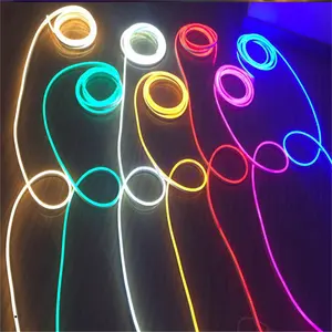 2023 nueva llegada personalizado Flex impermeable al aire libre Led neón Flex tira suave iluminación DIY Cable