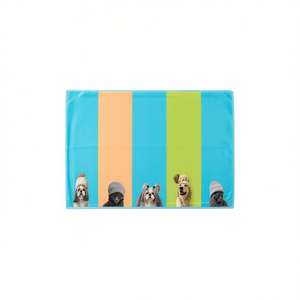 Asciugamano da spiaggia Buonic 80x160 cm Asciugamano colorato con stampa di animali domestici per l'uso estivo in spiaggia - Product Image 1