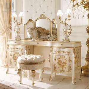 High-<b>end</b> French Style Customized <b>Bed</b> Room Furniture Hand Antique Classic Bedroom Sets - Product Image 3