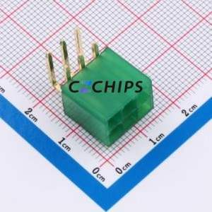 DLL-5569-6AW-GOLD-GR Wire-to-Board Pin Header Bent Lead Through Hole,P=4.2mm Connector 2x3P 4.2mm Right Angle Insert 2P - Product Image 1