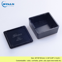 Mini boîte de projet en plastique ABS, boîtier pour haut-parleur sans fil, boîte de jonction DIY, boîtier électronique en plastique, 60*58*28mm