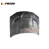 LANGyu Modification 2011-2021 Accessoires extérieurs Chrysler300 Type-Hellcat Capot avant en fibre de carbone pour Dodge