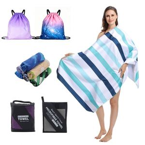 Toalla de Playa Personalizable para Adultos, de Microfibra Tejida de Secado Rápido, para Acampar al Aire Libre y Uso en Todas las Estaciones - Product Image 1