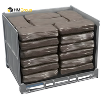 Caisses en métal de solutions de stockage pliables d'expédition pour l'entreposage