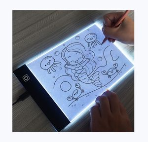 子供用A5 LEDライトボックス タトゥートレース、スケッチ、グラフィックデザイン、コピー用描画ボード、革新的な照明付き - Product Image 1