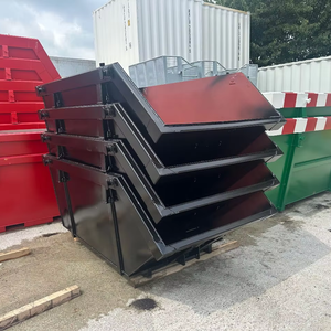 Autbound eco-friendly 6 metri cubi in acciaio Q235 saltare Bin Australia Standard di riciclaggio del carrello elevatore Dumpster macchine per il trattamento dei rifiuti - Product Image 5