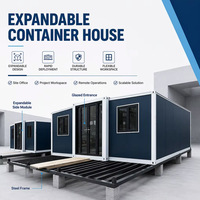 Maison modulaire personnalisée à assemblage rapide, restaurant mobile de luxe en conteneur, construction préfabriquée, maison conteneur extensible