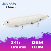 Señuelo de Pesca MISTER LURE, Señuelo Robótico de Agua Salada, Nuevo, Holográfico, 13.5cm, 21.2g, Fabricado a Máquina, Ojos 3D, Señuelo Duro Tipo Minnow