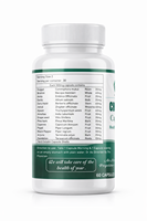 Choles Care Capsules d'extrait polyherbal à base de plantes, poudre botanique 500mg, 60 unités, complément alimentaire à base de plantes, en vrac, OEM, marque privée