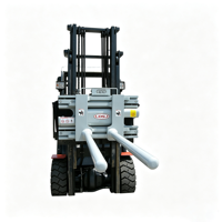 Pince de levage robuste réglable pour barres, attache pour chariot élévateur et grue, capacité 1-7 tonnes, pour la manutention de barres rondes et de tuyaux en acier