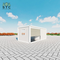Maisons préfabriquées modernes à structure en acier, conteneurs, panneaux sandwich, garage mobile, abri de voiture, entrepôt, usage extérieur, 3 ans