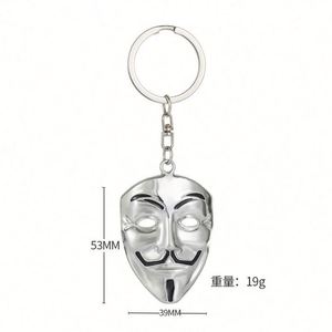 Porte-clés tendance en alliage de zinc personnalisé, motif masque de clown, accessoire de film, pendentif pour sac à dos, cadeau - Product Image 4