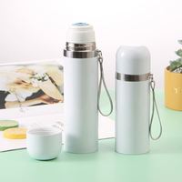 Zogifts 500Ml Bullet Forme Fiole À Vide En Acier Inoxydable Sublimation Thermos Bouteille Double Paroi Isolé Gobelet Tasse Avec Couvercle