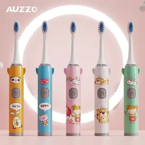 New IPX7 Vibrating Cute Kids Sonic Electric Battery Operated Children's Electric Toothbrush