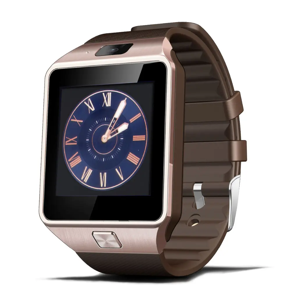 DZ09 jam tangan pintar Digital dengan Slot kartu Sim layar sentuh kamera jam tangan tahan air GSM untuk ponsel pintar Samsung Android