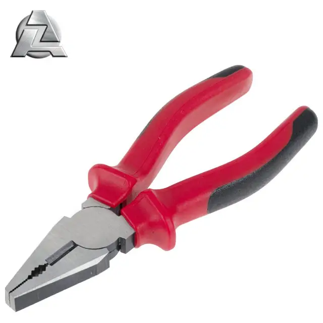 Großhandel benutzer definierte Metall Multifunktions-Abisolierzange Crimper Cutter Funktion andere Handwerkzeug roten Griff schwere Zange