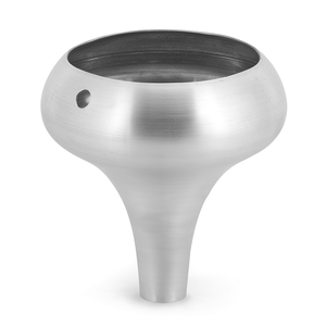 Sombra colgante de cebolla disponible con una sombra soplada a mano esmerilada y un cordón de malla metálica en una variedad de colores - Product Image 2
