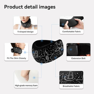 Pescoço Travesseiro para Dormir Pescoço Brace Pescoço Dor e Suporte Colar Cervical para Dormir Portátil Avião Acessórios Travesseiro De Viagem - Product Image 3