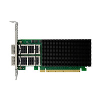 Carte adaptateur réseau Ethernet 100G double port QSFP28 PCIe X16 avec RDMA RoCEv2 SR-IOV PXE UEFI pour serveurs de centre de données