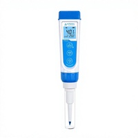 Kit de testeur de pH alimentaire de poche Apera Instruments Premium-Series PH60S pour électrode à pointe, précision 0,01, plage -2,00-16,00 (AI313)