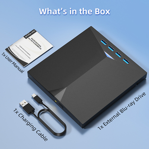 Unidad Grabadora de <span class=keywords><strong>Blu</strong></span>-<span class=keywords><strong>ray</strong></span> Externa 7 en 1, 4K UHD, Grabadora de <span class=keywords><strong>Blu</strong></span>-<span class=keywords><strong>ray</strong></span> 4K, Reproductor de <span class=keywords><strong>Blu</strong></span>-<span class=keywords><strong>ray</strong></span> Portátil USB-C 3.0 para Windows/Mac con Puerto SD/TF - Product Image 6