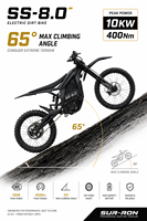 Moto électrique tout-terrain rapide 10000W 72V40AH pour course de motocross, haute vitesse, entrepôt US