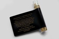 Autocollants élégants Logo personnalisé Autocollants en feuille d'or créés pour les flacons de parfum de luxe avec des applications de marquage parfumé