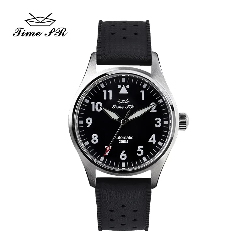 Luxury Cool Style Men Diving Watch Automatic Sapphire Super Luminous Water Resistant 200M Wrist Watch