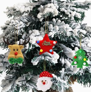 Decorazione Natalizia di Tendenza: Ciondolo Peluche Babbo Natale, Accessori Cartoon, Ciondolo Fai-da-Te per Albero di Natale, Promozione - Product Image 3
