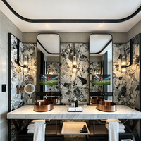 Téléviseur intelligent de luxe 22 pouces avec miroir dissimulé, étanche IP65, pour salle de bain, idéal pour hôtels quatre saisons, miroir TV standard pour salle de bain