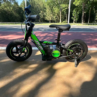 Vélo Électrique Enfant en Acier Carbone de Haute Qualité, Ensemble de Huit Pièces pour VTT, Taille 12, Adapté aux Enfants