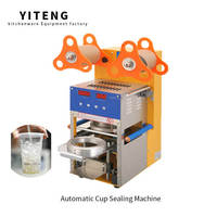 Machine de scellage de tasse de thé à bulles à grande vitesse entièrement automatique/scelleuses de table/scelleuse de tasse en plastique