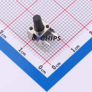 TC-6615-9.5-260-0.7 Tactile Switch Through hole,7.5x6mm Switch Single Pole Single Throw Round Button 2.6N Right Angle Insert - Product Image 1