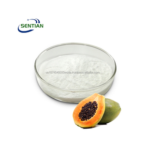 Poudre d'extrait organique en vrac d'enzymes de papaïne de catégorie comestible d'approvisionnement papaïne d'extrait de fruit de papaye - Product Image 1
