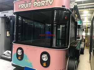 Carrito de Comida Móvil para Palomitas y Algodón de Azúcar/Mini Remolque de Aperitivos, Apto para Parques de Atracciones y Venta Ambulante - Product Image 6
