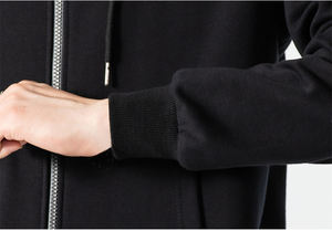 High Quality 100% Cotton Custom <b>Oversized</b> <b>Hoodie</b> <b>Men</b> Blank Unisex Winter Streetwear Full Zip Quick Dry Breathable Sweatshirts - Product Image 5