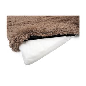 LSペピーバディ不安を和らげるふわふわフェイクファーウォッシャブル整形外科用メモリーフォームドッグベッドクレートパッドマットケンネルパッド - Product Image 3