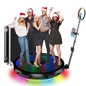 Plateforme de tournage <span class=keywords><strong>panoramique</strong></span> rotative à 360 degrés pour événements de Noël, avec éclairage de scène pour diffusion en direct et installation Abyss - Product Image 1