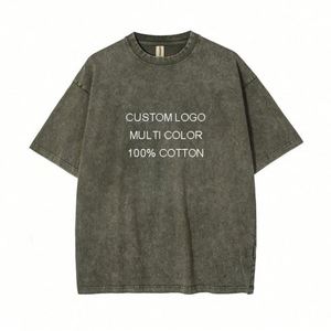 Design White Black Embroidery Printed Logo High Quality Blank 100% Cotton T-<b>shirts</b> Heavyweight Plain Men's Custom T <b>Shirt</b> - Product Image 2