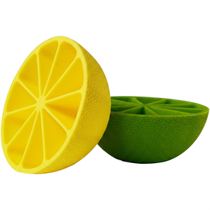 Molde de Plástico para Cubitos de Hielo en Forma de Limón, Venta al por Mayor de Fábrica en Shenzhen - Product Image 1