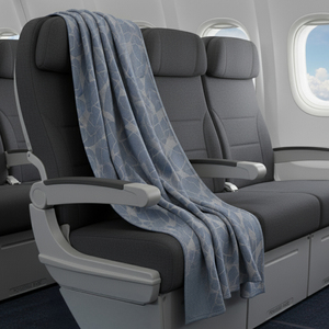 Fabricant Professionnel – Couverture Tricotée Personnalisée pour Avion, Plaid Technique en Polaire Douce pour Avion, Fournitures en Gros pour le Voyage en Avion - Product Image 2