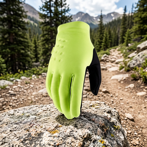 Nouveaux gants de cyclisme d'été en GEL à demi-doigts unisexes pour VTT, respirants, antidérapants, avec fermeture auto-agrippante, en nylon et coton - Product Image 3