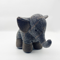 Jouets en peluche géants en polyester sur mesure, en forme d'éléphant, super doux, rembourrés de coton PP lavé, doublure en maille, jouet unisexe