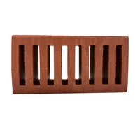 Panneaux muraux Air Block Matériau de décoration intérieure Carreaux de façade Briques rouges perforées